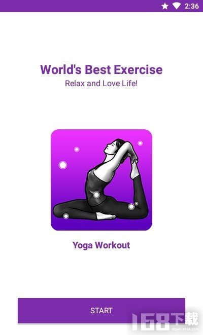 瑜伽锻炼yoga workout