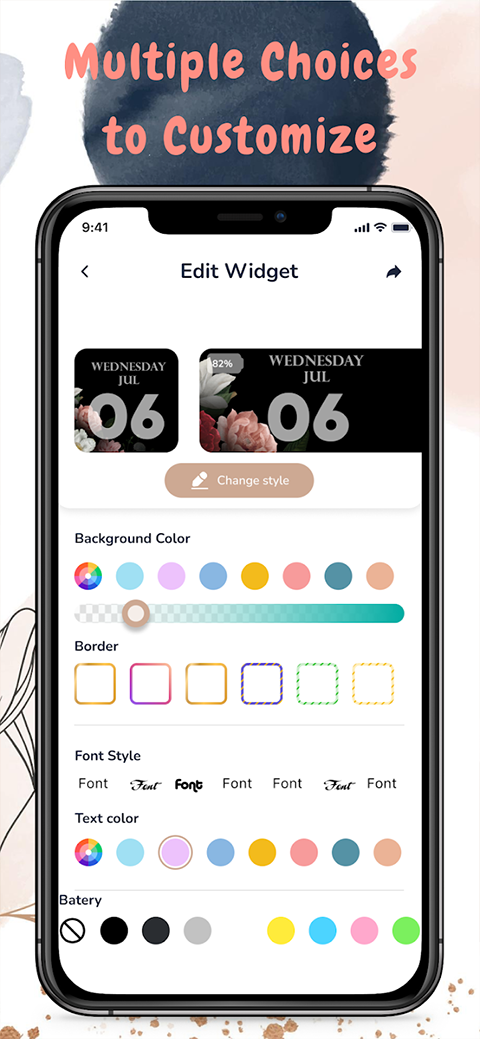 color widgets ios16