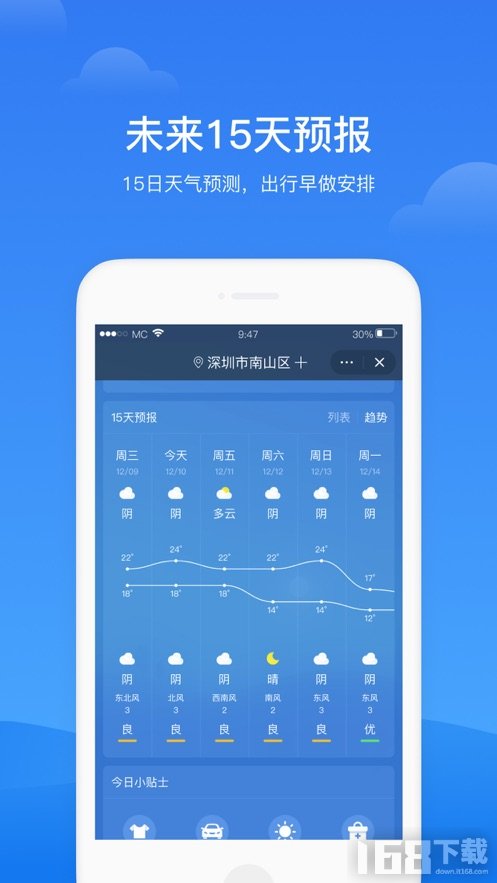 米橙天气