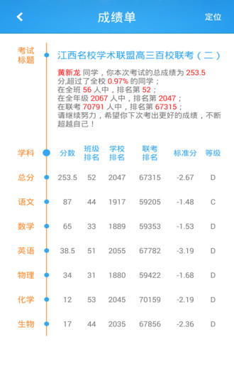 智慧成绩单