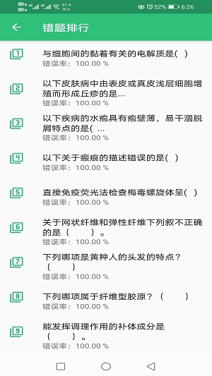 皮肤与性病学主治医师题库