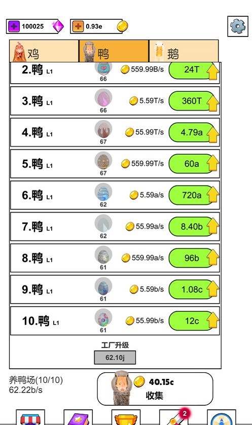 放置鸡鸭鹅